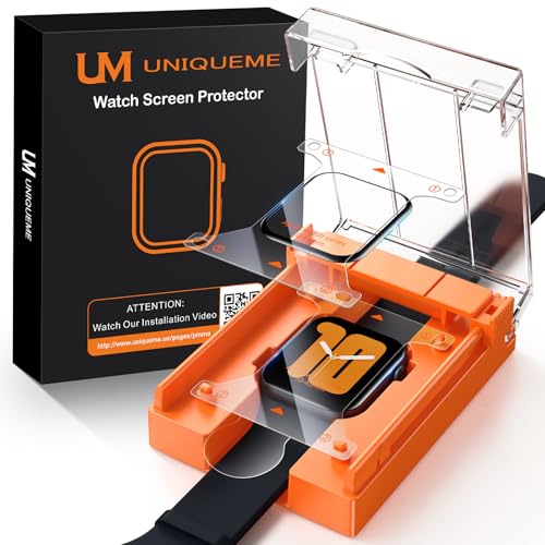 UniqueMe for Apple Watch Series 11/10 42mm Screen Protector - 2 Pack [Strong Asorption] [Ceramic Film Not Glass] Bubble-Free Anti-Scratch HD Clear Cover Soft Film iWatch Easy Installation