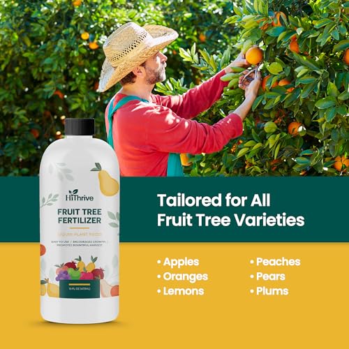 Image of 16oz Fruit Tree Fertilizer - Makes 16 Gallons of Fruit Tree Spray Plant Fertilizer for Blueberries, Strawberry Plant, Apple & More - Promotes Vibrant Foliage, Strong Branches, and Abundant Harvests