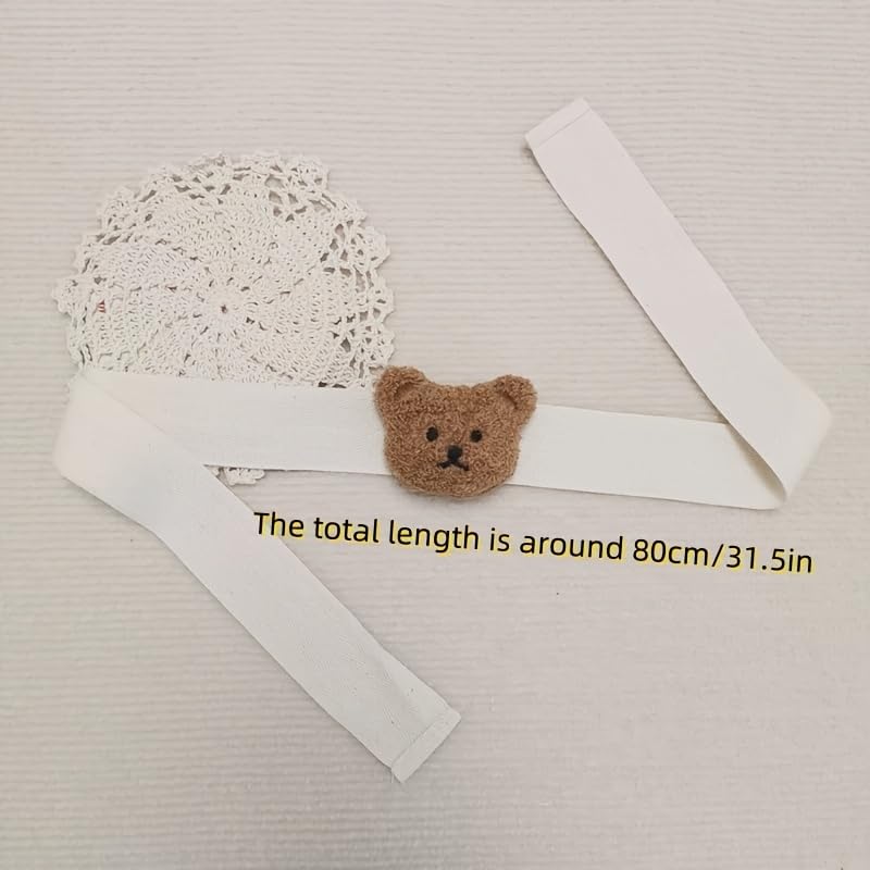 MAKNGRID Coffee Modern – for Stylish Nursery, Door 2PCS Home 3D Room, Animal Curtain Cartoon Holdbacks Tiebacks Drapery & Kids tiebacks Cute Curtains Plush Holdbacks Drapes 1