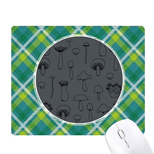 Mignonne créature illustration tapis de souris pixel à grille verte pour ordinateur