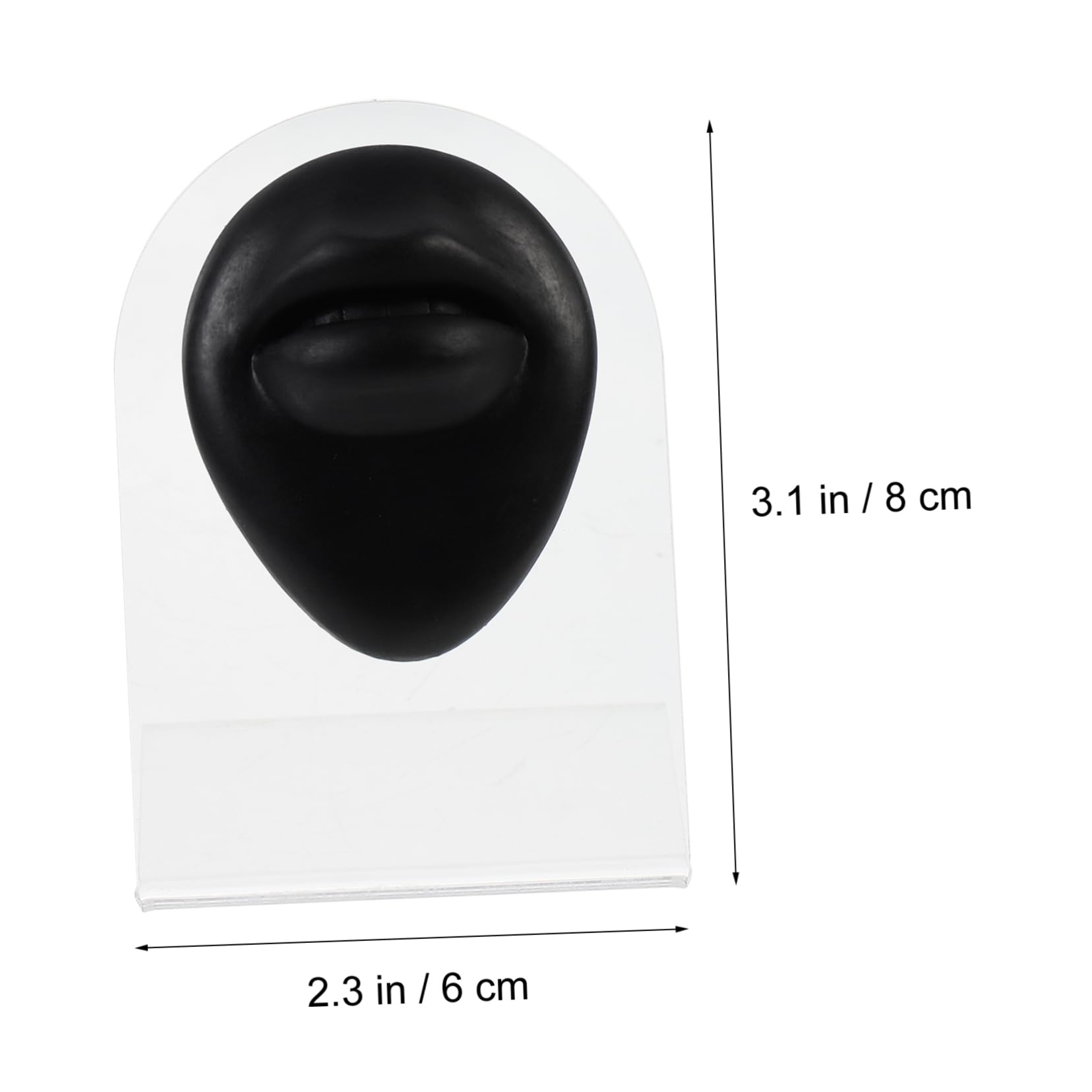 FOMIYES 1 Pc Human Mouth Model Simulation Piercing Mouth Model Realistic Silicone Piercing Teaching Tool
