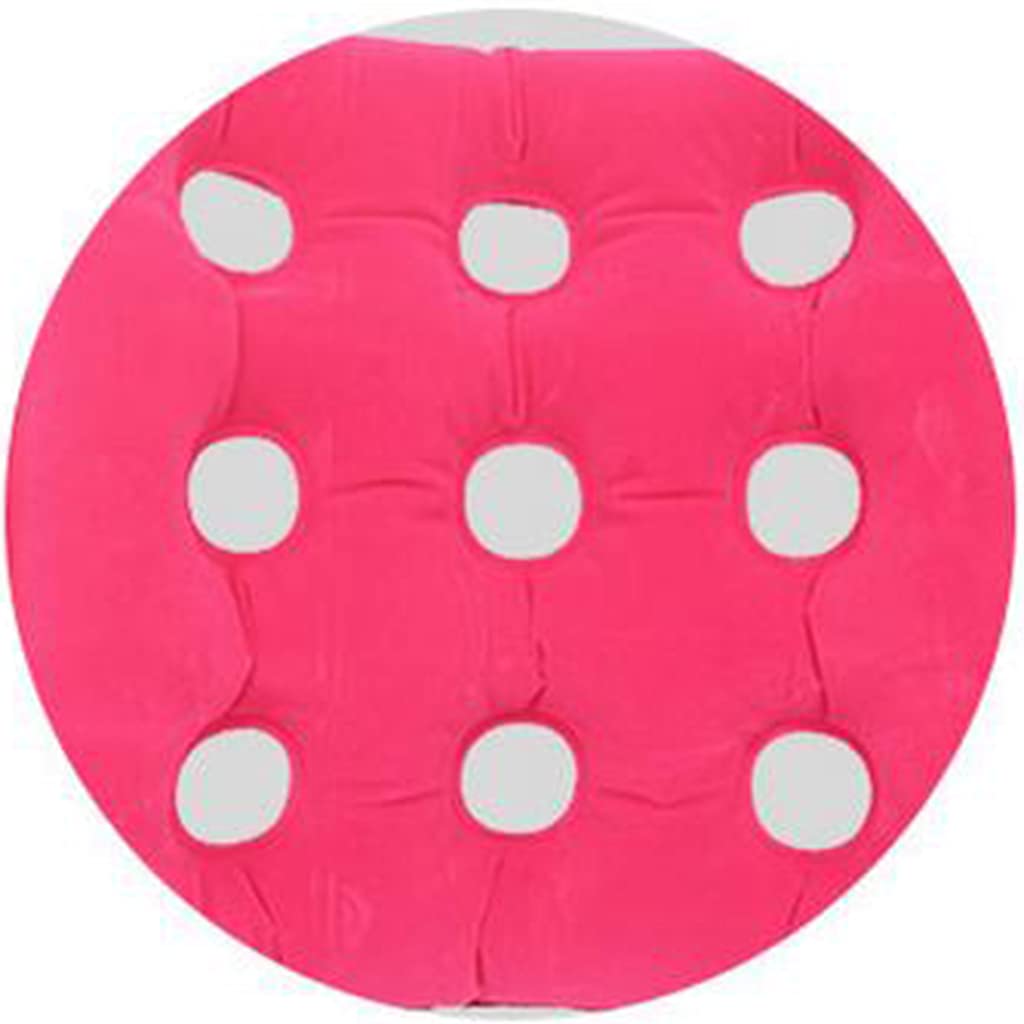 UniQMart Air Inflatable Hypoallergenic Seat Cushion Backrest Pink