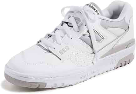 Amazon.com | New Balance Women's 550 Sneakers, White Grey, 5