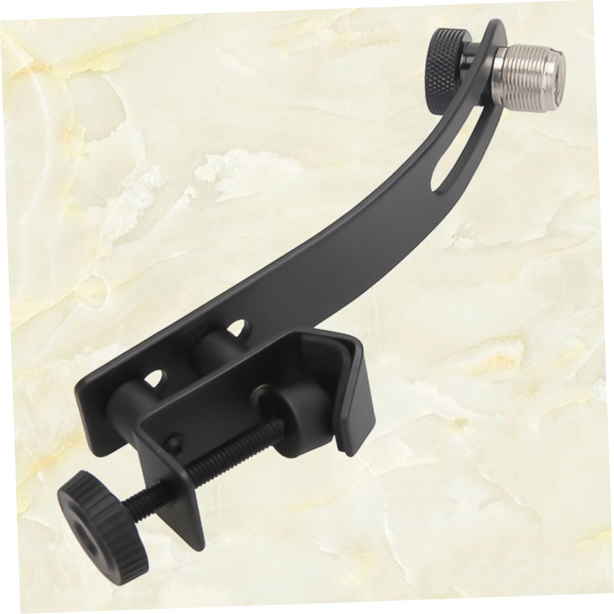 BESTonZON Adjustable Drum Microphone Shockproof Clip, Universal Drum Mic Rim Mount Holder for Snare and Tom Drums - Image 2