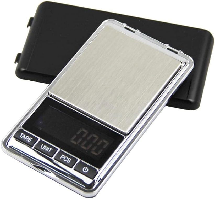Für Küche Und Schmuck Küchenwaage Für Lebensmittel Mini-Elektronische Waage Präzision Tragbare Digitale Taschenwaage Für Schmuck Gewichtswaage Goldschwarz-500 G,Black-1000g/0.1g