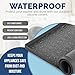 2PC - 25.6''x 23.6'' Washer and Dryer Covers for the Top, Non Slip Silicone Washer Dryer Top Protector Dryer Top Protector, Dust-Proof Washer & Dryer Cover Pad for Laundry Room Washer Dryer Countertop