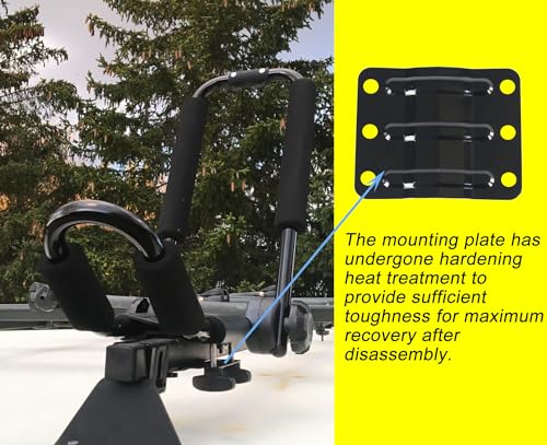 image for GZDEMYYXGS Folding Kayak roof Rack Adjustable for Kayak/Canoe/SUP,J-Ba