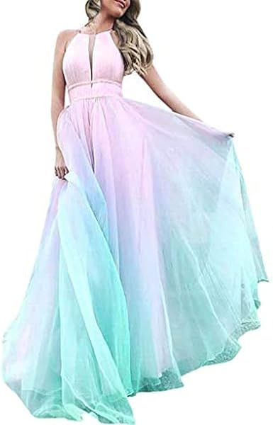 gradient maxi dress