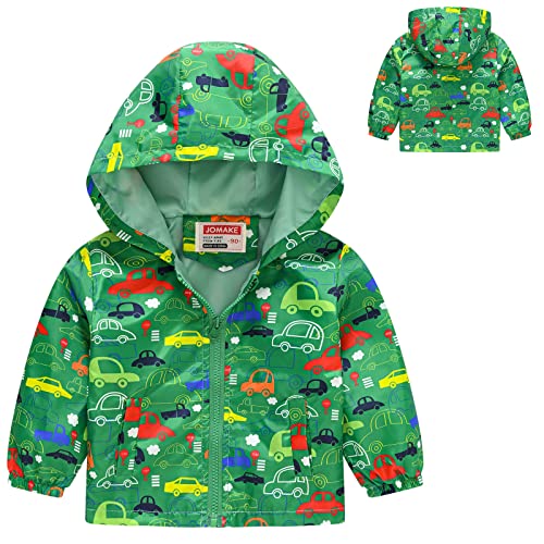 Girls Boys Full Zip Hooded Jacket Kids Windbreaker Waterproof Outerwear Long Sleeve Button Down Coat Casual Raincoats3