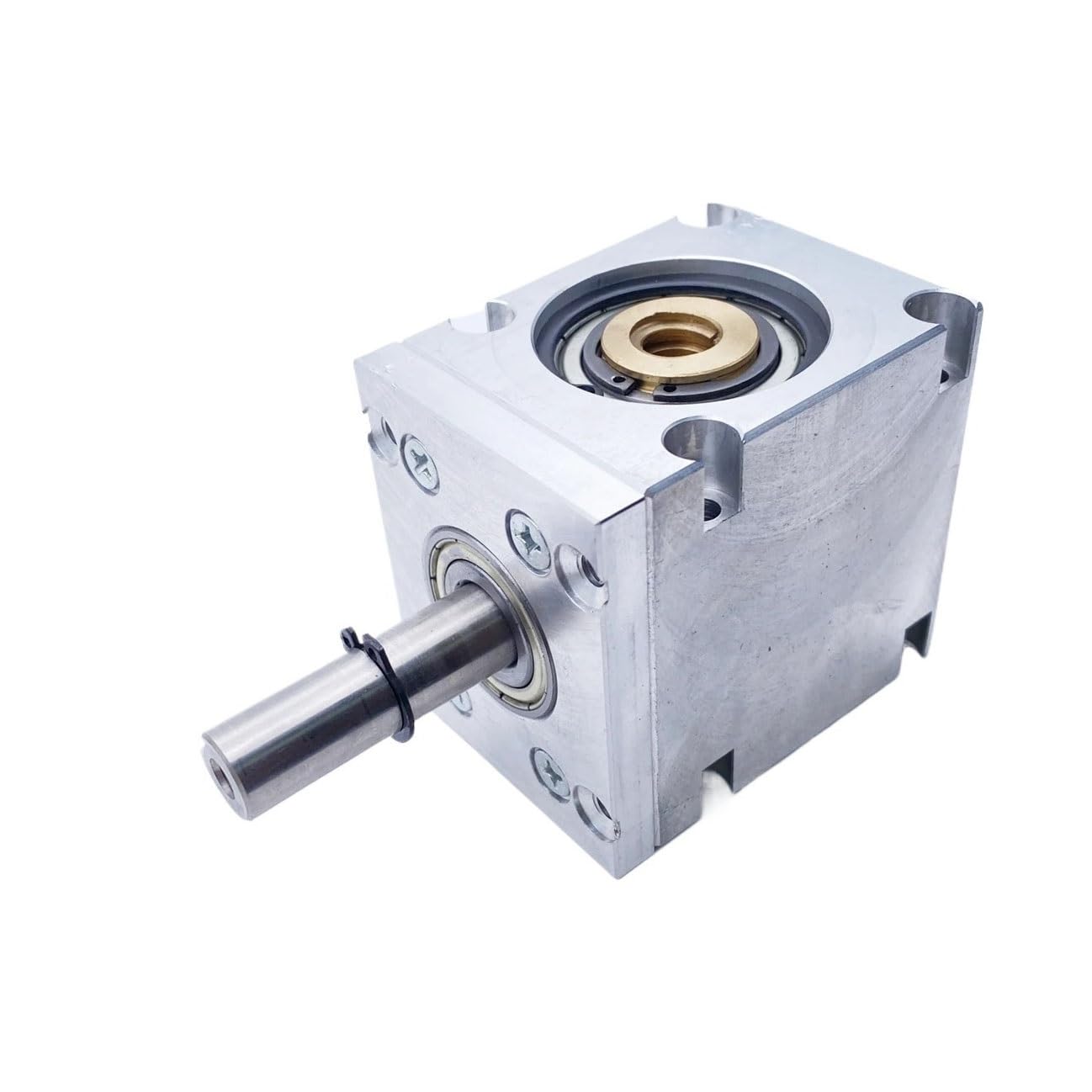 Mechanical Steering 1:1 Transmission Right Angle Small Commutator T12 Screw Corner Device Spiral Bevel Gear Reducer Lifting Adjustment Gearbox Direction Transmission
