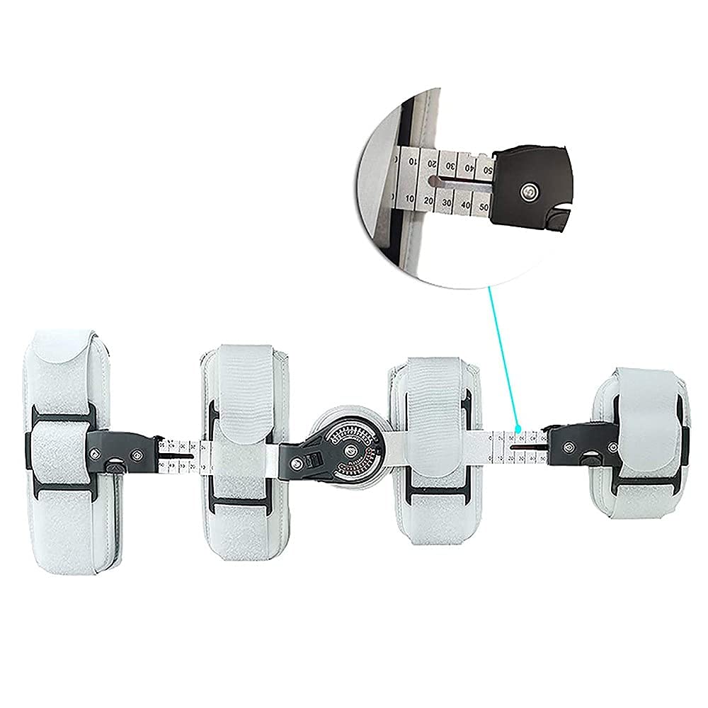 Rodillera Articulada Con Bisagras, Ortesis Ajustable, Banda De Soporte Para Articulaciones, Férula Para Rodilla, Rodillera Transpirable, Soporte Articulado Para Lesiones Articulares Y Rehabilitación O