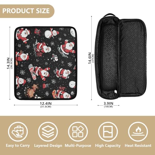 Bolsa de viaje para herramientas de cabello 2-en-1 miniatura 4