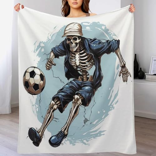 Couverture polaire foot douce et légère, le plaid flanelle idéal devant le match - 2
