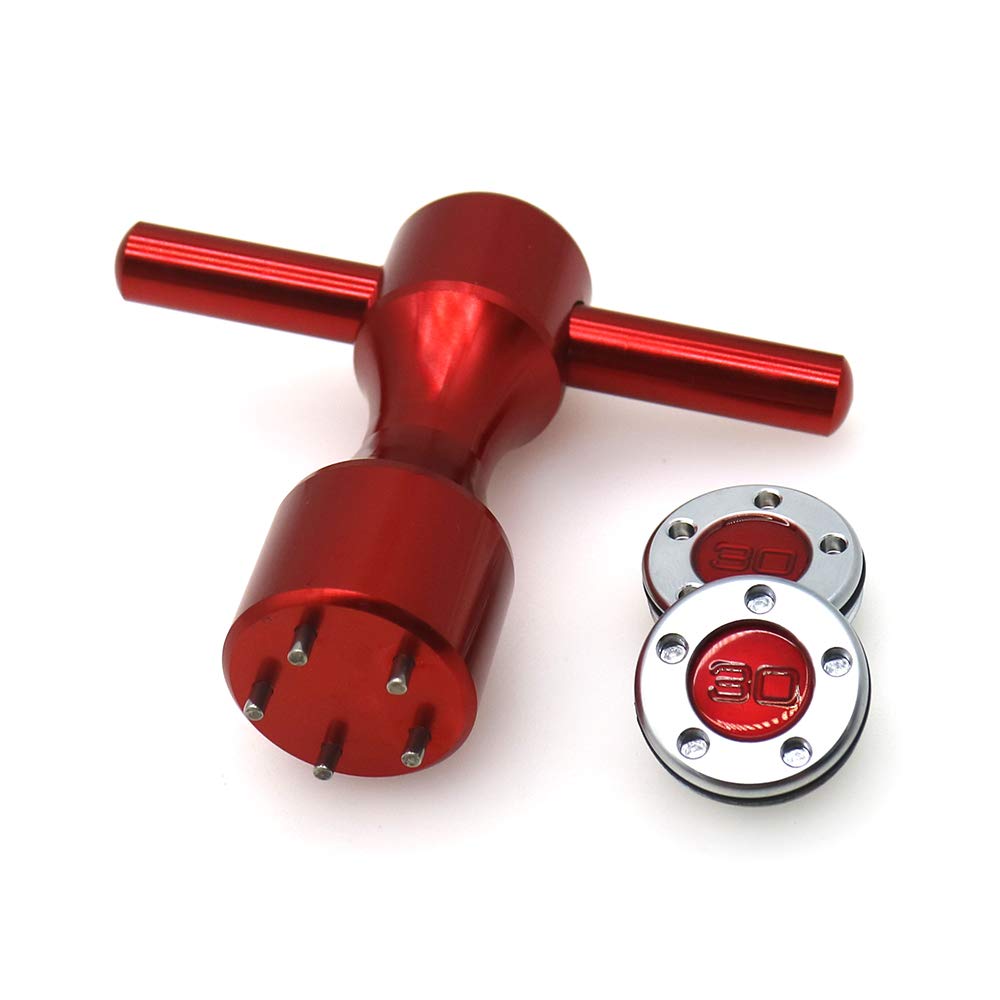 QHALEN Golf-Gewichte Für Titleist Scotty Cameron Putters – 2x 30g Gewichte + Schwarzer Schraubenschlüssel, Für California, Newport, Kombi, My Girl Modelle