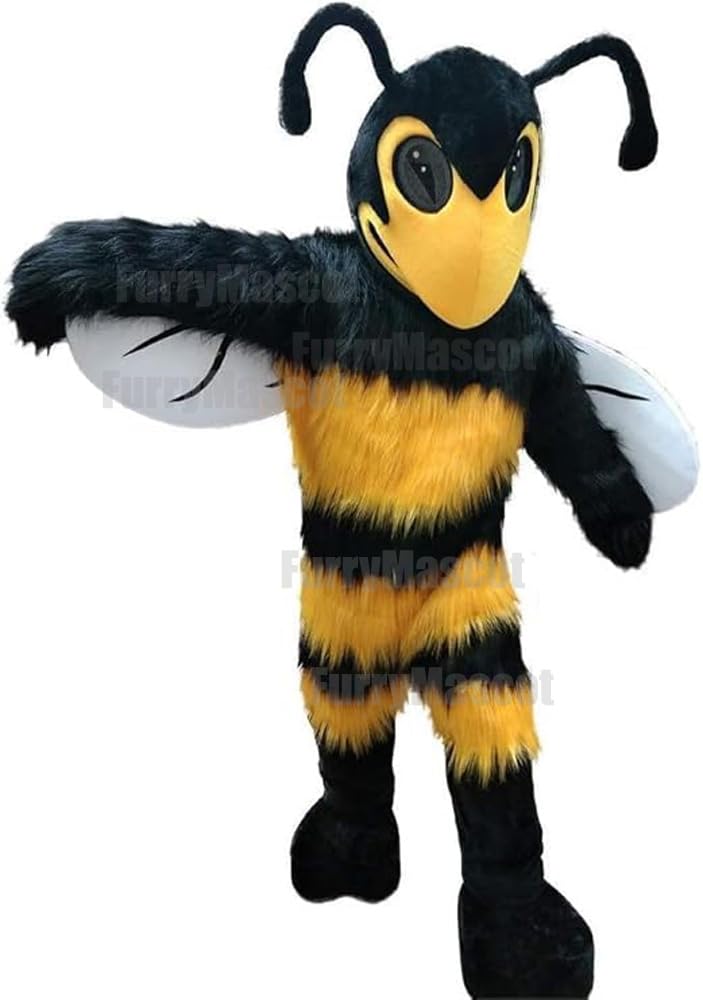 New Deluxe Hornet Bumble Bee Insect Suit Mascot Costume Party Carnival Costumes (Extra Large)