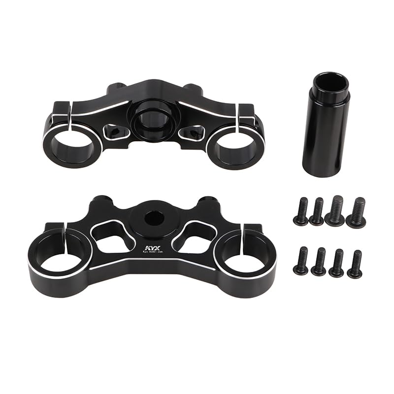 KYX Racing Aluminum Triple Clamp Set Upgrades Parts Accessories for 1/4 RC Motorcycle Losi Promoto-MX