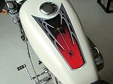 East Coast Vinyl Werkz - Black Widow - Fuel Tank & Fender Decals for Harley Davidson Sportsters & Ot