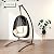 G TALECO GEAR C-Type Hammock Chair Stand, Heavy Steel Hanging Hammock Chair Stand, Suitable for Indoor and Outdoor Hammock Stand?Hammock Chair not Include?