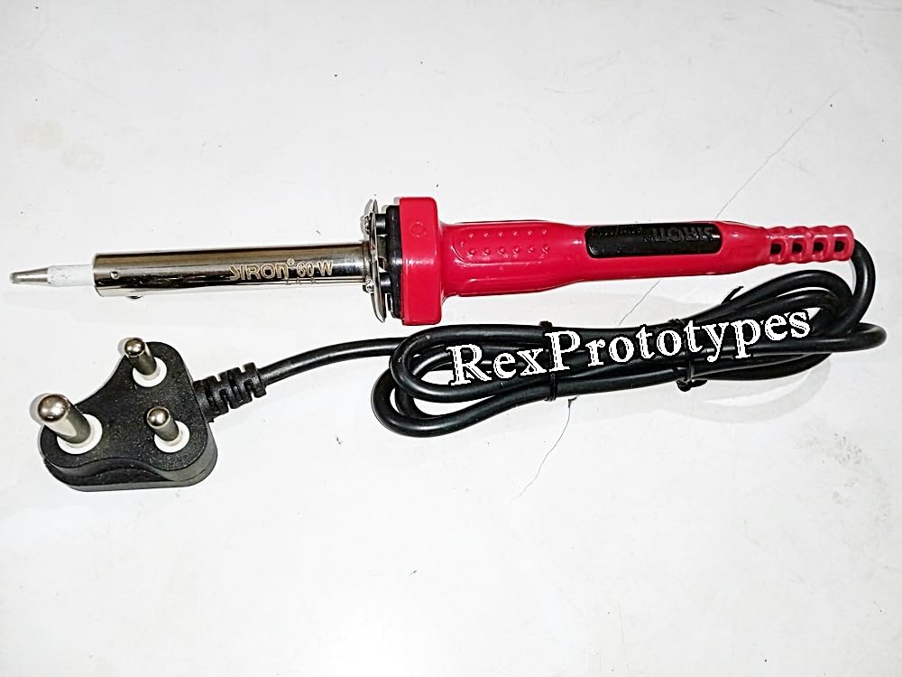 Rex® SIRON 60W Soldering Iron (Copper Tip) Constant Tip Temperature with 3 Core Premium Copper Connecting Wire (60 Watt)-picture-12