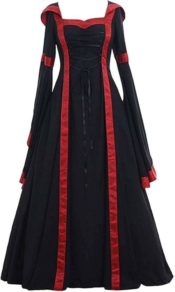 Amazon Co Jp Exsaupy ハロウィン 仮装 レディース 中世 ドレス 中世貴族風 ロングドレス 中世ヨーロッパ 宮廷服 王族服 お姫様 貴族風 ワンピース 宮廷ドレス 貴族 宮廷衣装 ステージ衣装 舞台 演劇 オペラ声楽 コスプレ コスチューム 学園祭 文化祭 ファッション
