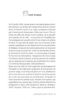 Paperback La montagne à mots choisis [French] Book