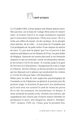La montagne à mots choisis [French] 2723477347 Book Cover