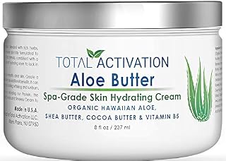 Hawaiian Aloe Vera Face & Body Moisturizer & Night Cream for Sunburn Relief