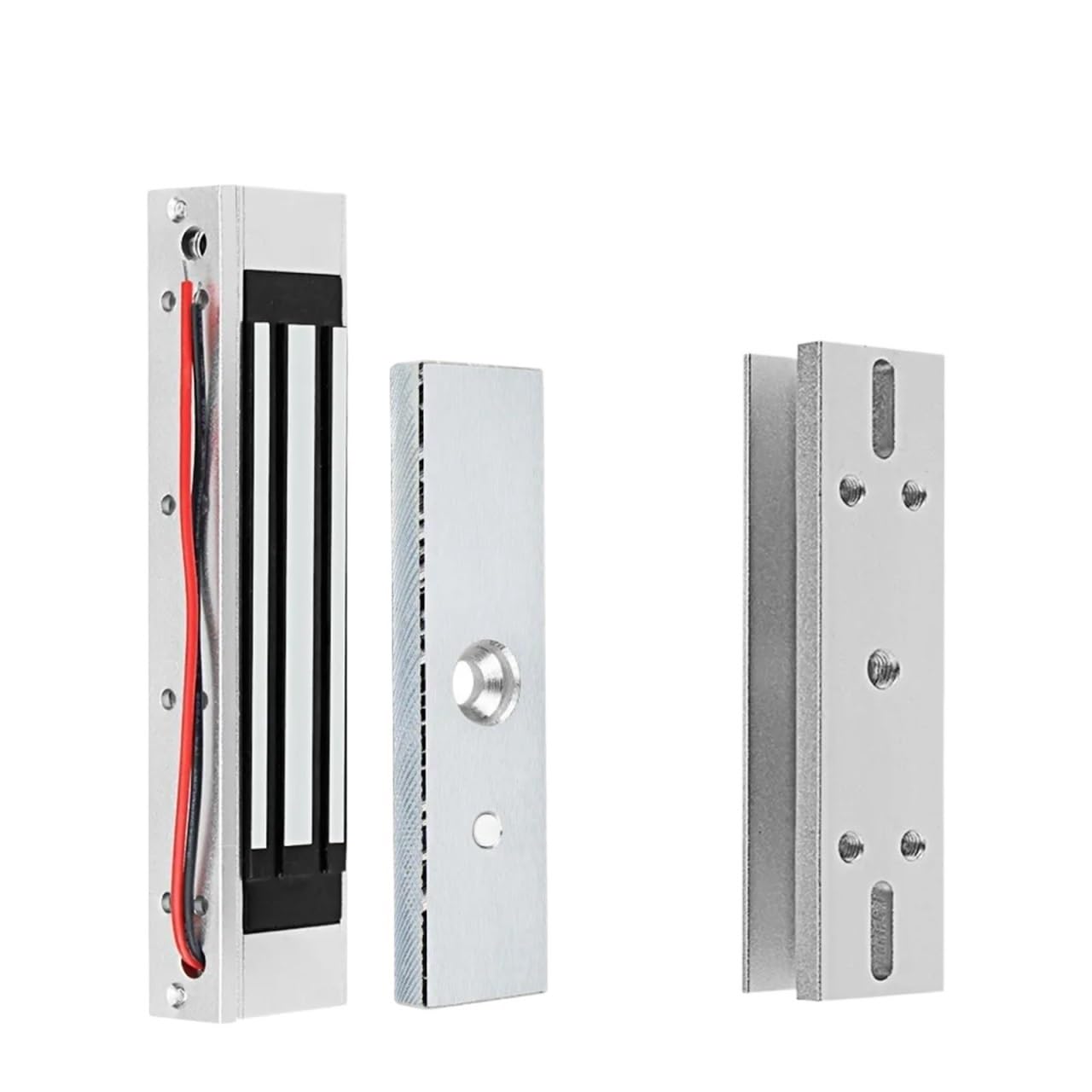 Cerraduras electromagnéticas de 12V, Cerradura magnética eléctrica de 180KG/350lbs, Soporte ZL U for electrónico de Control de Acceso de Puerta a Prueba de Agua(Lock with U Bracket)