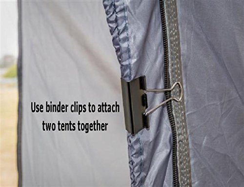 The Original-Authentic Standing Room 4-person Cabin Tent 8.5 FEET OF HEAD ROOM 2 or 4 Big Screen Doors Fast Easy SetUp,Fits Most 10x10 STRAIGHT Leg Canopy,FULL TUB STYLE Floor CANOPY FRAME NOT INCLUDED! - Thumbnail 3