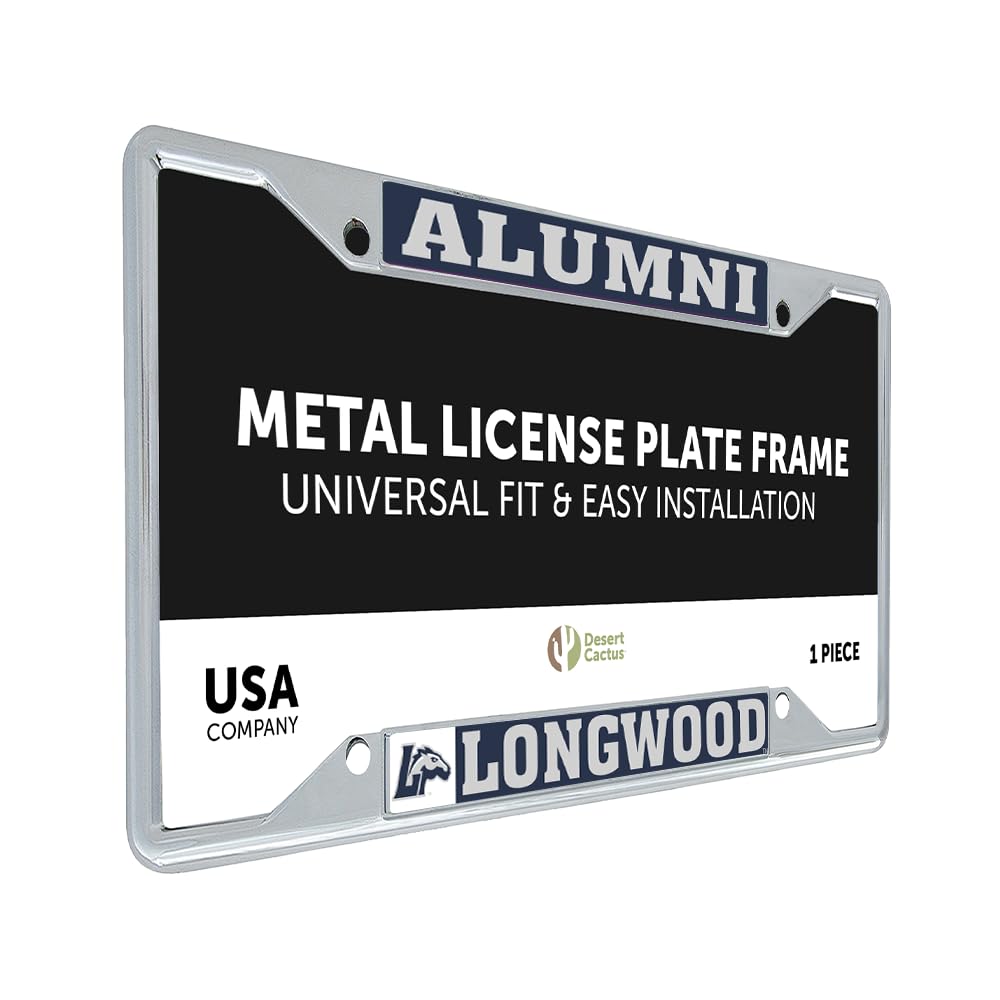 Amazon.com: Desert Cactus Longwood University License Plate Frame