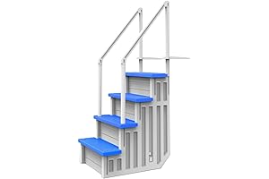 Aqua Select Anti-Slip Ladder Pool for Easy In-Pool Access