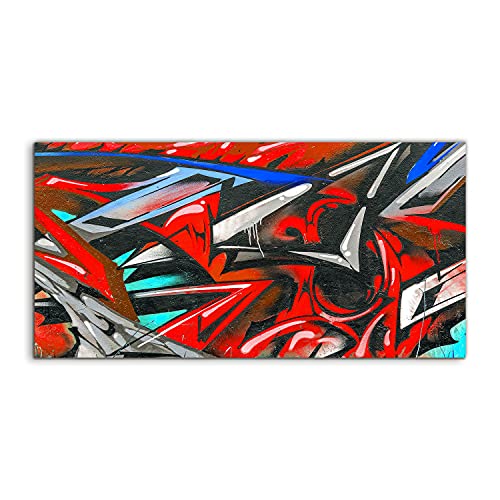 Tableau acrylique street graffiti art 120x60cm pour décoration murale de salon et chambre moderne