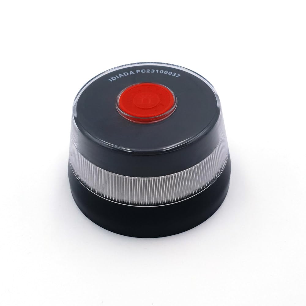 Luz Emergencia Coche DGT 3.0 (Obligatoria): Homologado por la DGT con Geolocalización | Baliza V16 Conectada [Información actualizada hasta 2038] Luz de Avería para Automóvil con GPS y Base Imantada