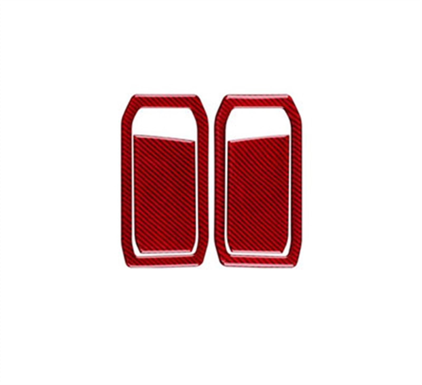 Car Interior Accessories Modification Seat Rear Handle Frame Trim Sticker for Subaru BRZ 2021 2022 2023 2024 Anti-dust(Rosso)