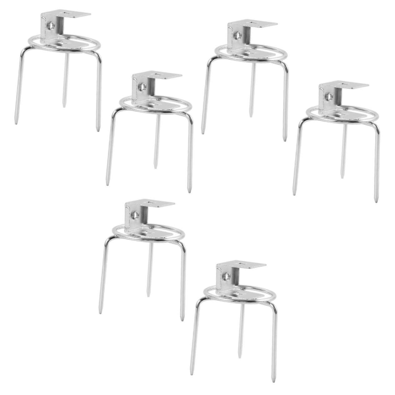 HANABASS 6pezzi Forchette Rotanti Per Arrosto Bbq Inossidabile Per Pollame e Utensili Versatili Per Grigliate e Friggitrice Ad Facili Usare e Pratiche Per e Picnic