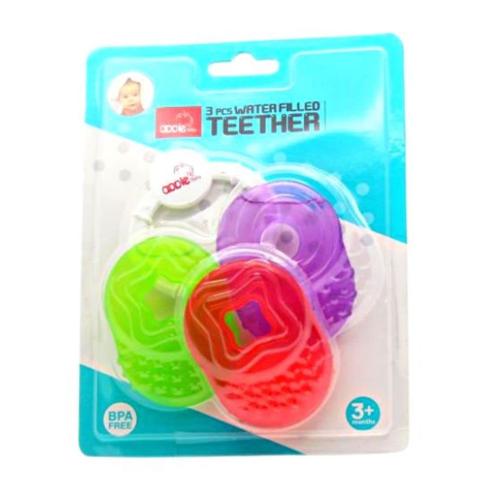 Buy BPA Free Silicone Food Feeder/Nibbler & Teethers Filled with Purified Water for Babies (3pcs