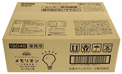【そこそこ】メモリオン　日清オイリオ　3個セット Amazon.co.jp: 日清オイリオ メモリオン (15g×30本×6袋【ケース