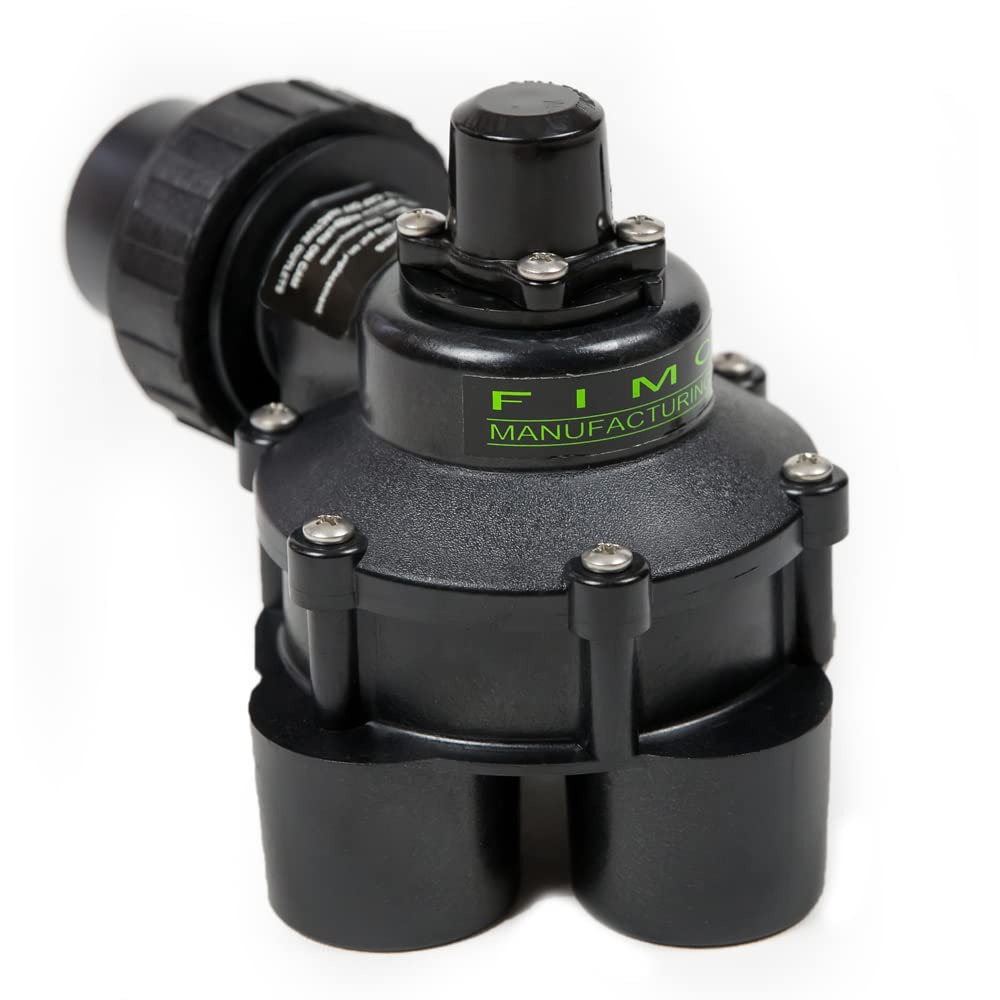 A-9264-23 Mini 4-Outlet Irrigation Indexing Valve, 1.25-Inch, Black 9264