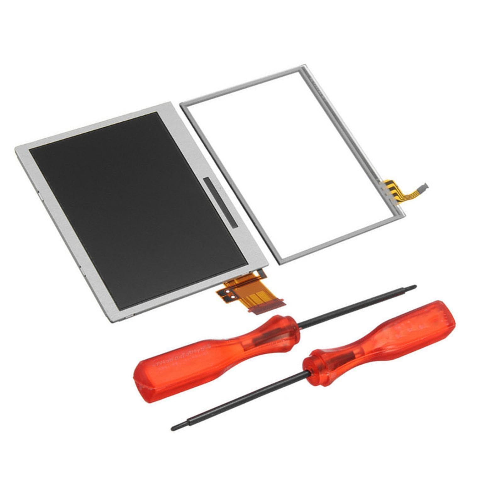 Kit de accesorios de reparación de consola, pantalla LCD inferior de repuesto para Nintendo DS Lite DSL NDSL