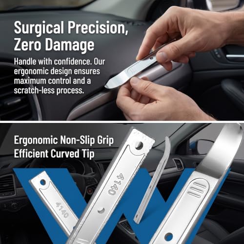 4140 Car Trim Removal Tool, 6.7 Inch, Stainless Steel High Hardness - Image 4