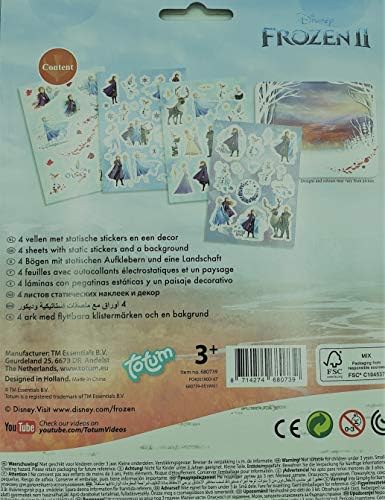 Disney Frozen II Window Stickers with Over 70 Static Stickers and a Landscape Scene by Anna & Elsa image 5