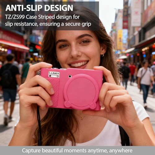 Funda silicona para cámara Panasonic Lumix ZS99 miniatura 2