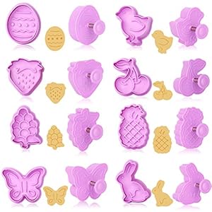 ASANMU Ausstechform Osterhase, 8 Stück Ausstechförmchen Ostern Set Hasen Ausstecher Ausstecher Osterplätzchen…