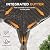 HAPPATIO 10'x12' Outdoor Hardtop Gazebo, Aluminum Gazebo with Double Galvanized Steel Roof, Curtains and Netting for Patio, Backyard, Deck, Lawn, Easy Assembly (Brown)