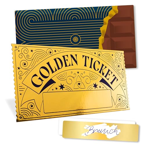 Inovida Ticket Dorado Tarjeta Regalo Rasca y Gana para Personalizar; Crea tu Propia Tarjeta Dorada – Golden Ticket Tarjeta Regalo – Ideas de Regalo Únicas para Cumpleaños, Navidad, Aniversario Inovida Ticket Dorado Tarjeta Regalo Rasca y Gana para Personalizar; Crea tu Propia Tarjeta Dorada – Golden Ticket Tarjeta Regalo – Ideas de Regalo Únicas para Cumpleaños, Navidad, Aniversario