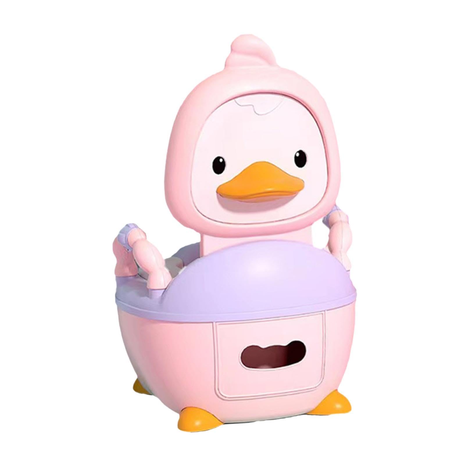 Sharplace Kinder Töpfchen Toilettenkinder Toilette tragbar vielseitiger Töpfchen Pot bequemer Töpfchen -Training Toilettenschritthocker für Heimauto Fahren, Rosa