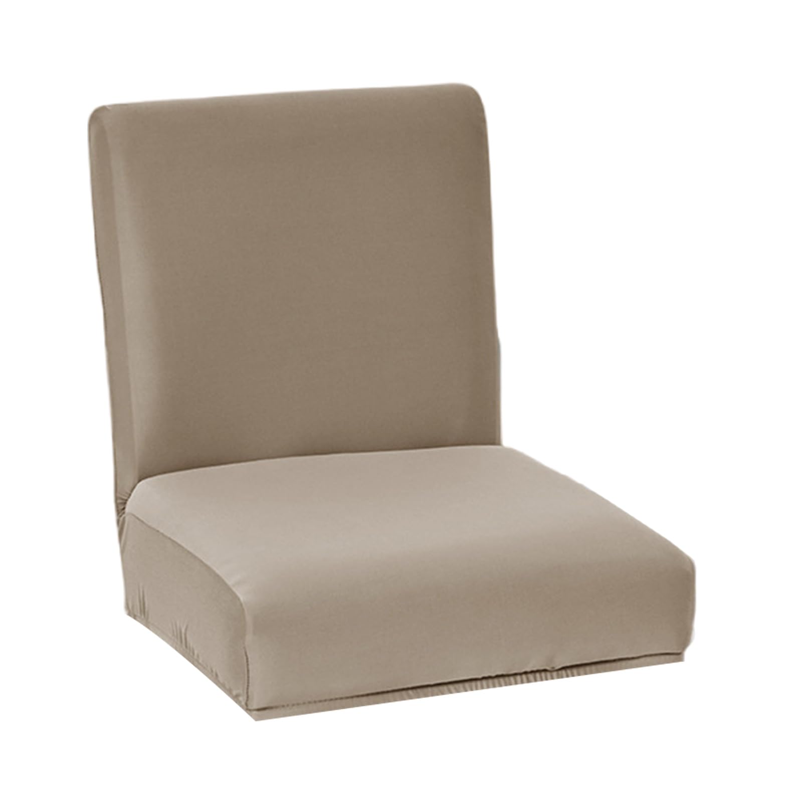 Buxuaaaa Milk Fiber Chair Cover Waterproof Spillproof Elastic Design Machine Washable Polyester Fabric High Seat Stool Slipcover High Seat Chair Stool Cover