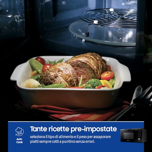 Samsung Libera installazione Forno a Microonde combinato HotBlast™ MC28M6035CK/ET, Frittura ad aria + Grill 900 W + 1500 W, 28 L, 52l x 31h x 46p cm, Nero - 5
