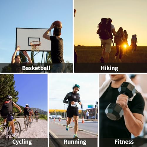 AMZSPORT Camiseta de Compresión de Manga Corta para Hombre Camiseta de Secado Rápido para Gimnasia y Carrera, 3 Paquetes, Negro, Blanco, Gris L