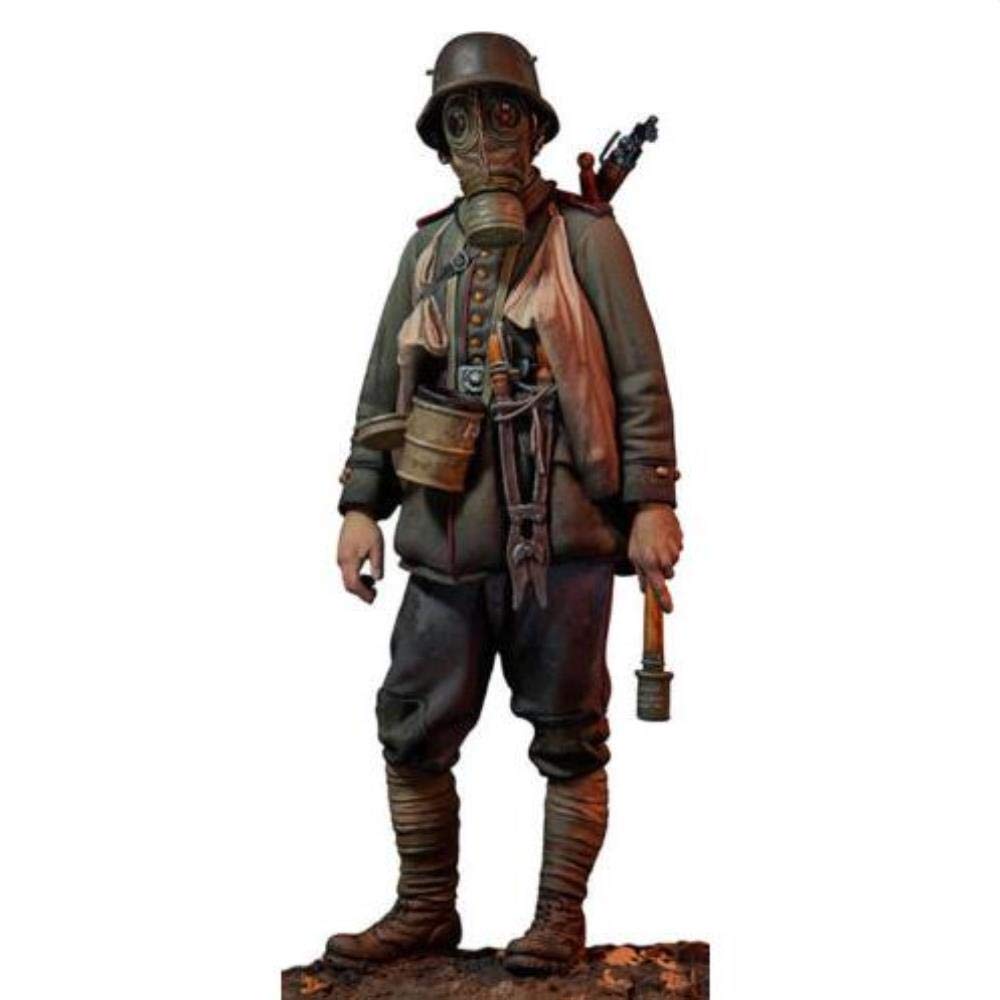 Support 1917 pas avec base et kit figurine en résine 1/18 sans défaut d'assemblage